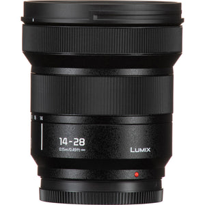 Panasonic LUMIX S Series Camera Lens, 14-28mm F4-5.6 Ultra Wide-Angle Zoom Lens with Macro Capability, S-R1428