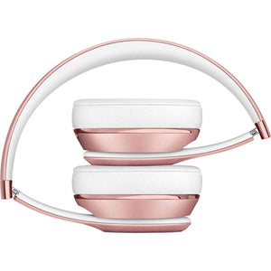 Beats by Dr. Dre Beats Solo3 Wireless On-Ear Headphones Rose Gold Bundle