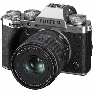 Fujifilm X-T5 Mirrorless Camera With XF 16-50mm f/2.8-4.8 Lens Kit Bundle Silver