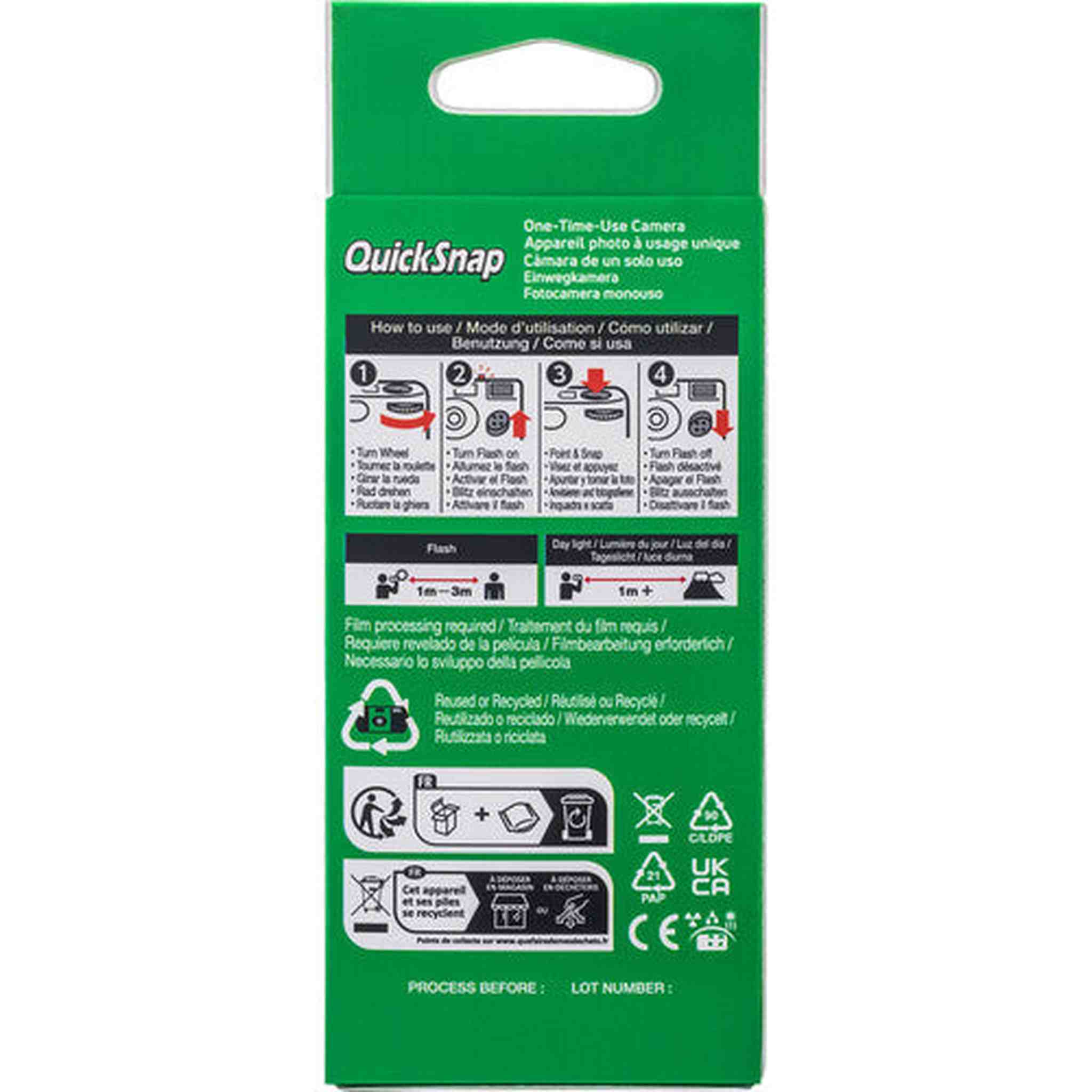 2xFUJIFILM QuickSnap Flash 400 Disposable Camera 27 Exposures , Bundle