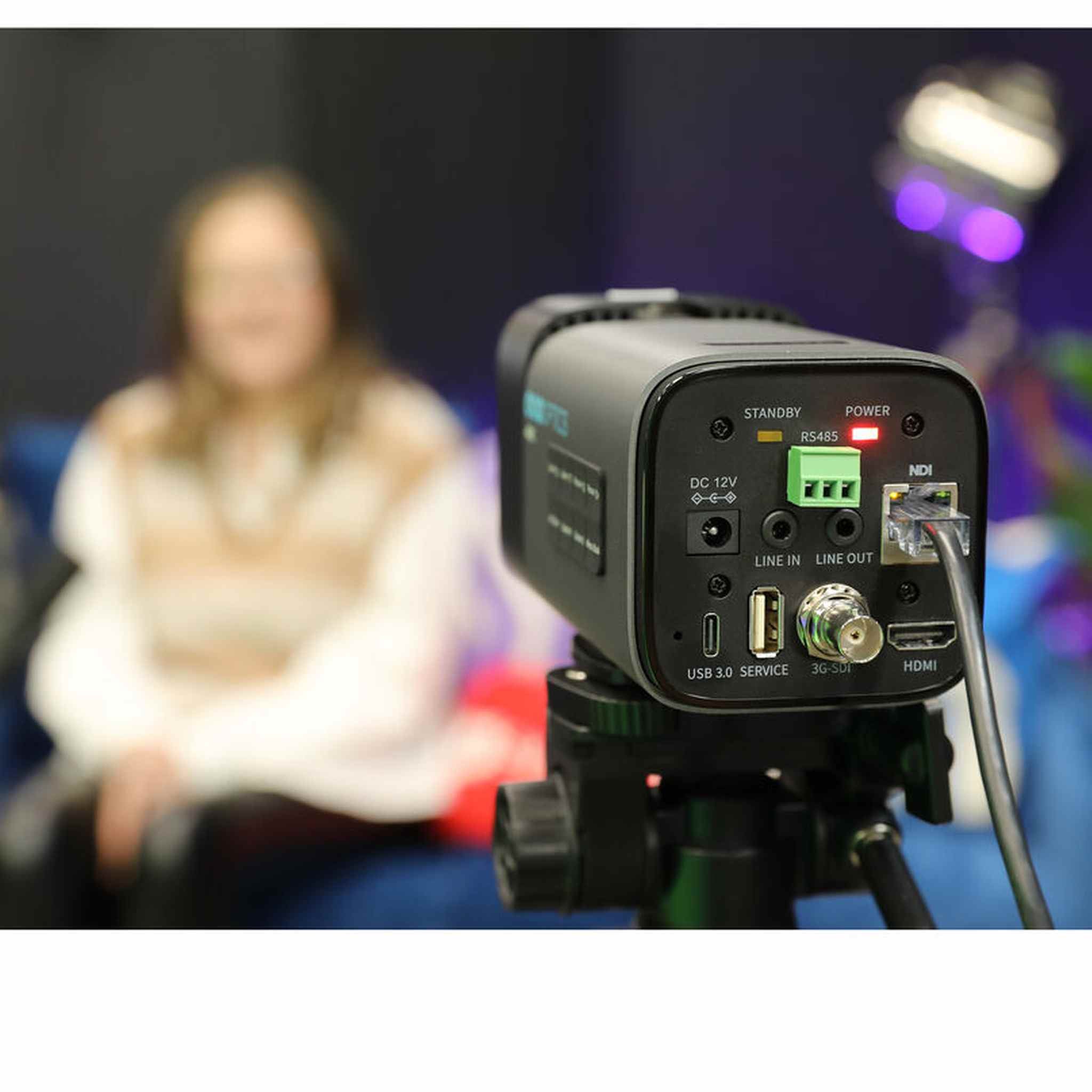 PTZOptics 4K Camera Gray | 20x Zoom, UHD60, NDI|HX2, Long-Range IP Streaming - Bundle