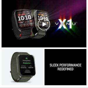 Garmin Venu X1 Thin and Lightweight GPS Smartwatch, Moss with Titanium Caseback
