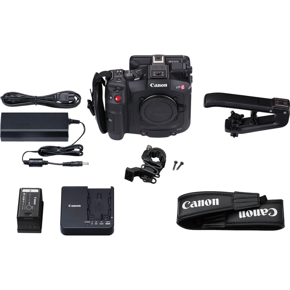 Canon EOS C80 6K Full-Frame Cinema Camera Canon RF + Canon RF 24-105mm Lens + More