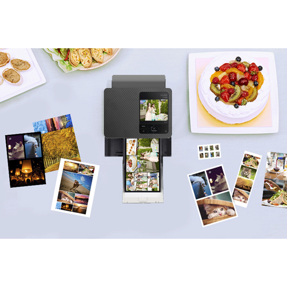 Canon SELPHY CP1500 Photo Printer (Black) + Canon RP-108 Color Ink and Paper Set + More Bundle