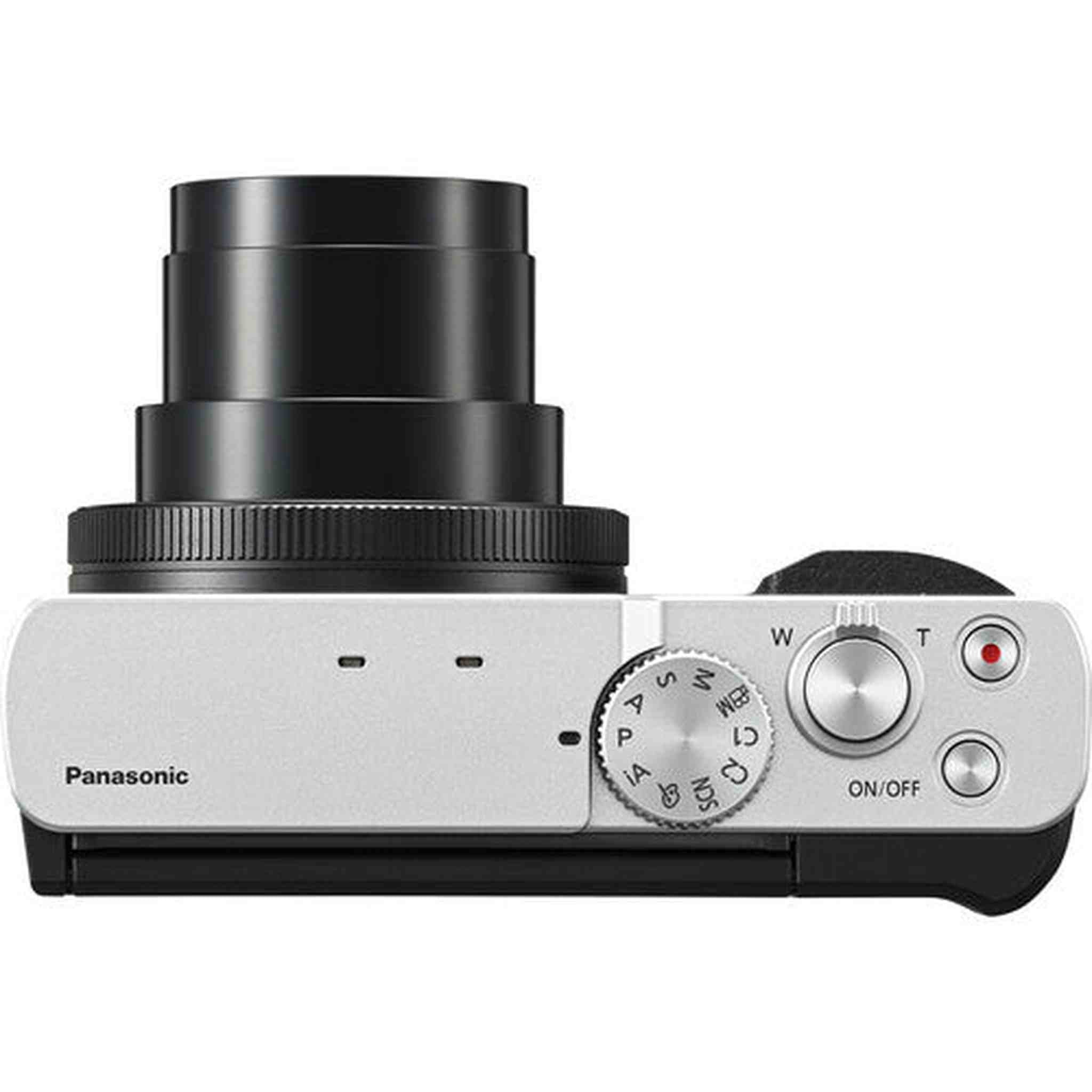 Panasonic ZS99 Point and Shoot Compact Travel Digital Camera Silver - Bundle Panasonic