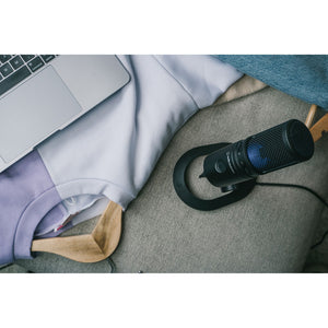 Audio-Technica AT2020USB-X Cardioid Condenser USB Microphone, Black, Bundle