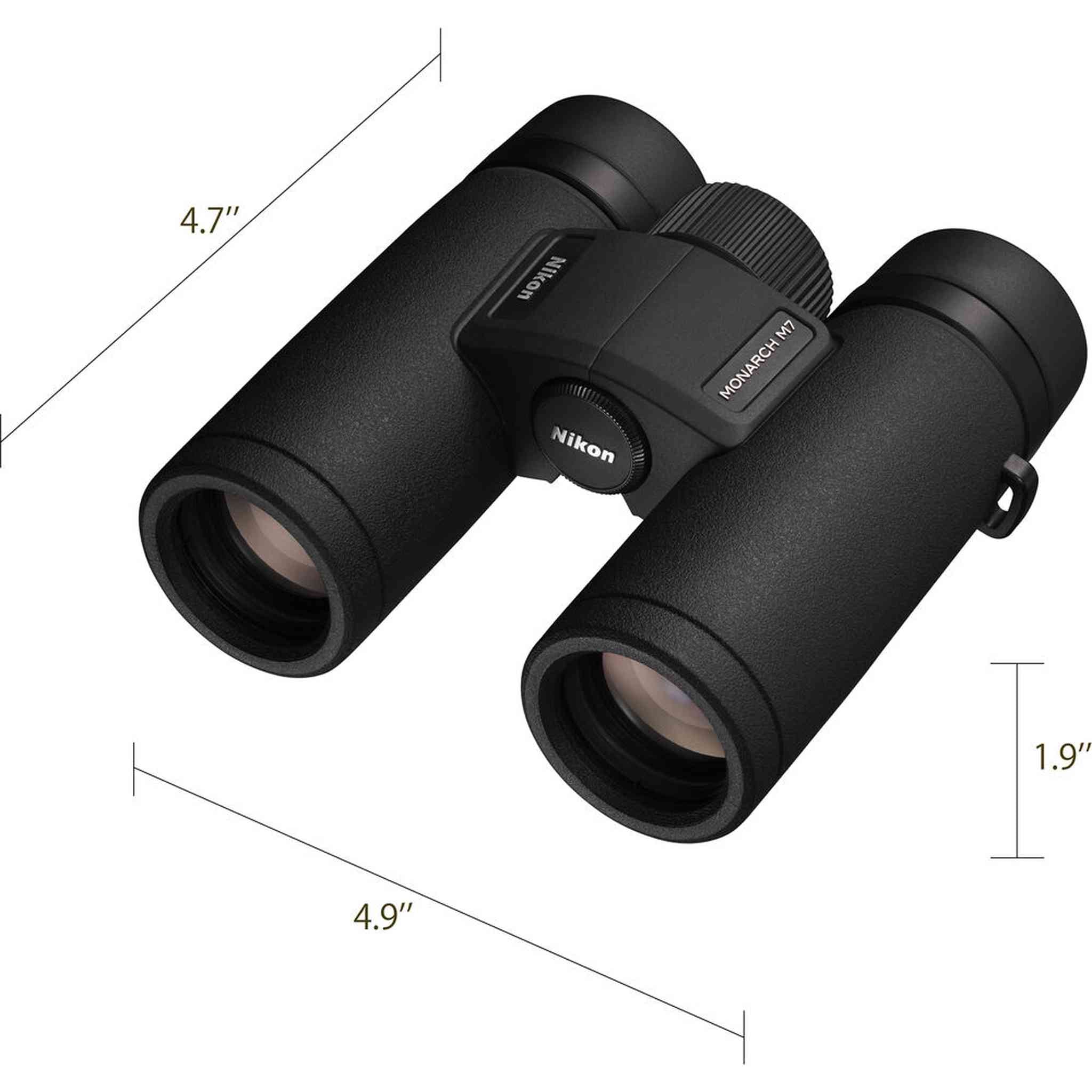 Nikon 10x30 Monarch M7 Roof Prism Waterproof, Fogproof, Lightweight Binoculars + More Nikon