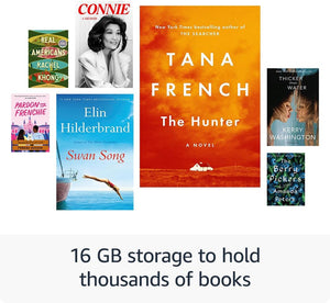 Kindle 16 GB - 2024 - Lightest and most compact Kindle, with glare-free display, faster page turns, adjustable front light, and long battery life - Black + More