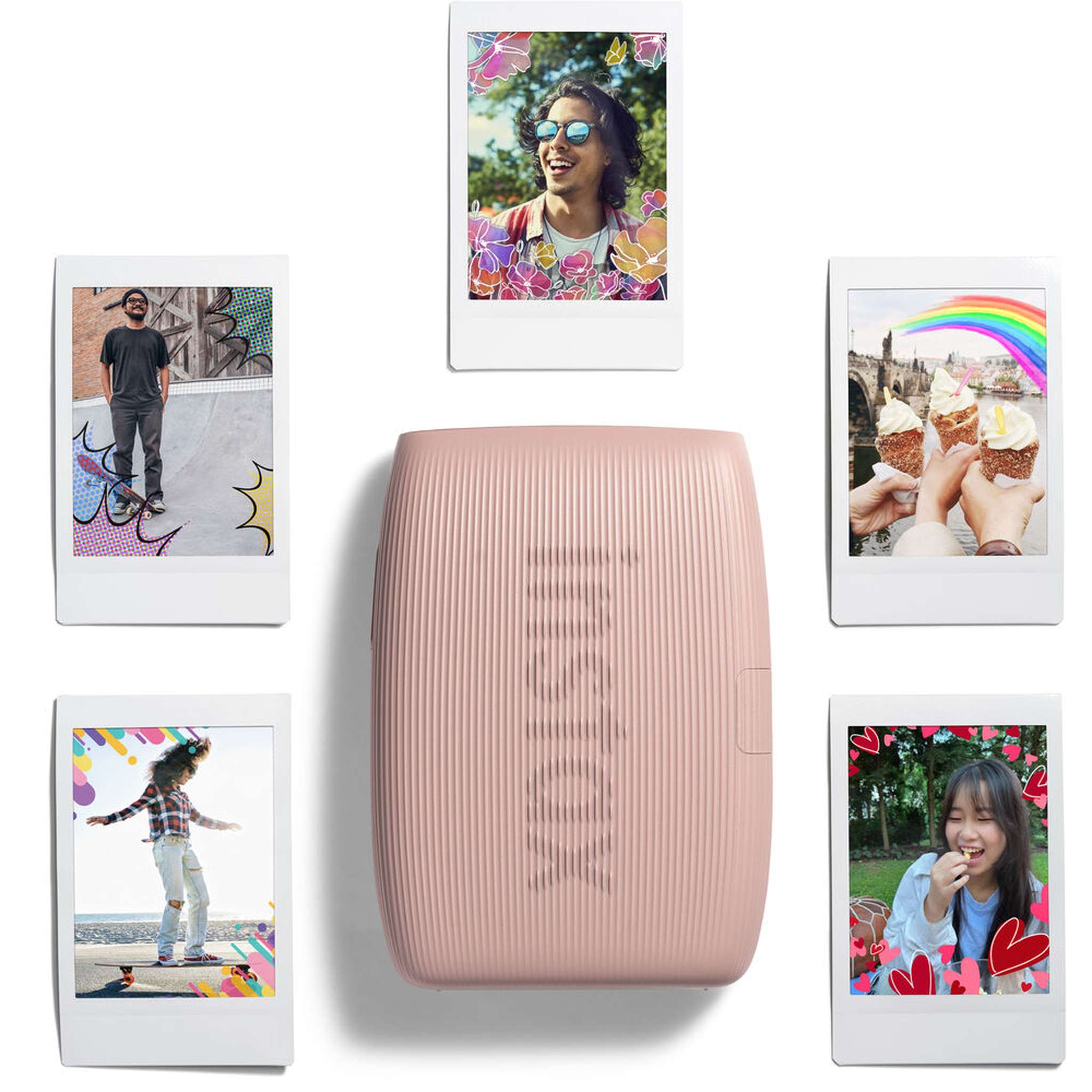FUJIFILM INSTAX MINI LINK 3 Smartphone Printer Rose Pink + 60 Instant Film
