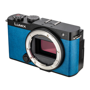 Panasonic Lumix S9 Camera Blue , Rode VideoMicro Camera-Mount Shotgun Microphone