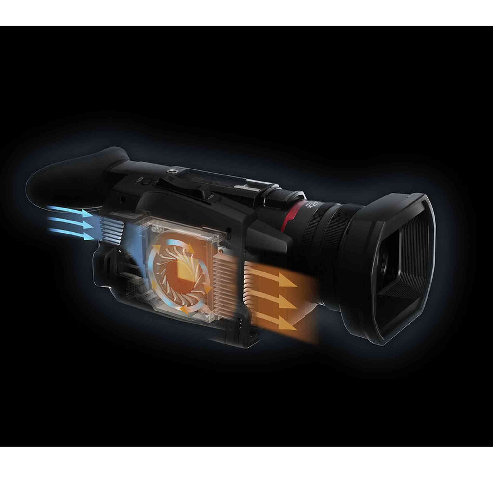 Panasonic HC-X1600 UHD 4K HDMI Lightweight Compact Camcorder with 24x Zoom + Mic - Bundle