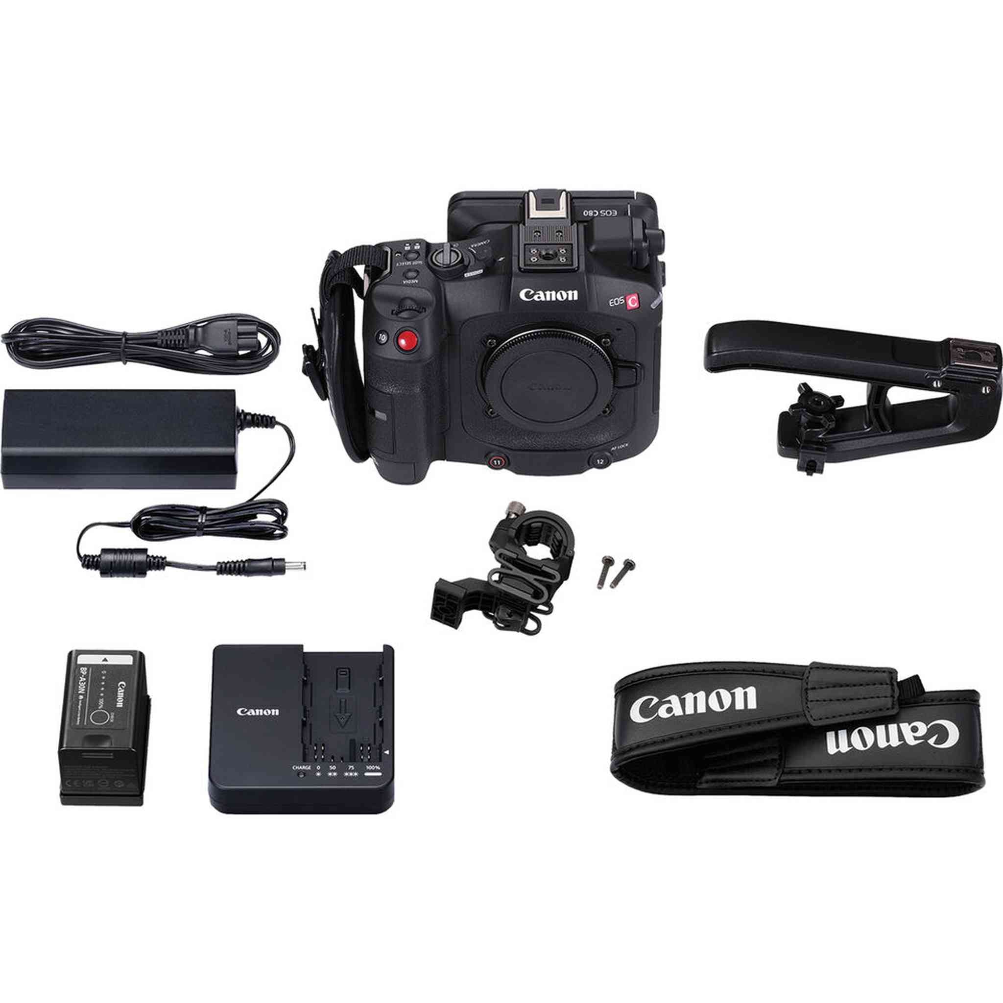 Canon EOS C80 6K Full-Frame Cinema Camera Canon RF + 128GB Memory Card + More Canon