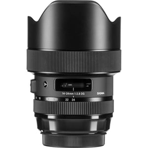 Sigma 14-24mm f/2.8 DG HSM Art Lens for Nikon F Bundle