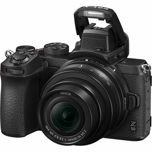 Nikon Z50 Compact Lightweight Mirrorless Camera with 16-50mm and 50-250mm Lenses 1632 Bundle