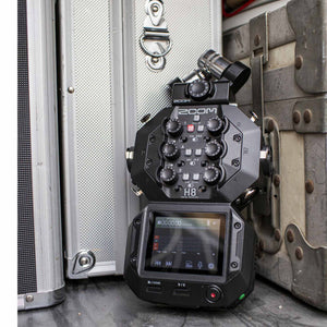 Zoom H8 8-Input / 12-Track Portable Handy Recorder Bundle with Accessories