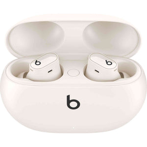 Beats by Dr. Dre Studio Buds+ Noise Canceling True Wireless In-Ear Headphones Ivory Bundle with Accessories