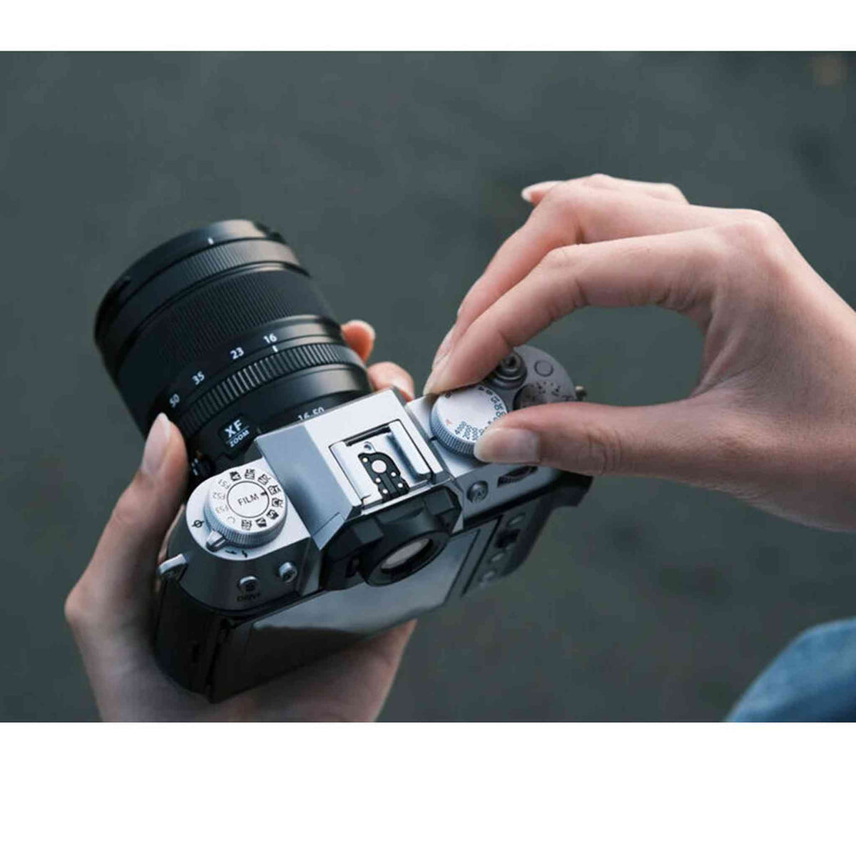 Fujifilm X-T50 Mirrorless Digital Camera + Tripod + More - Charcoal Silver