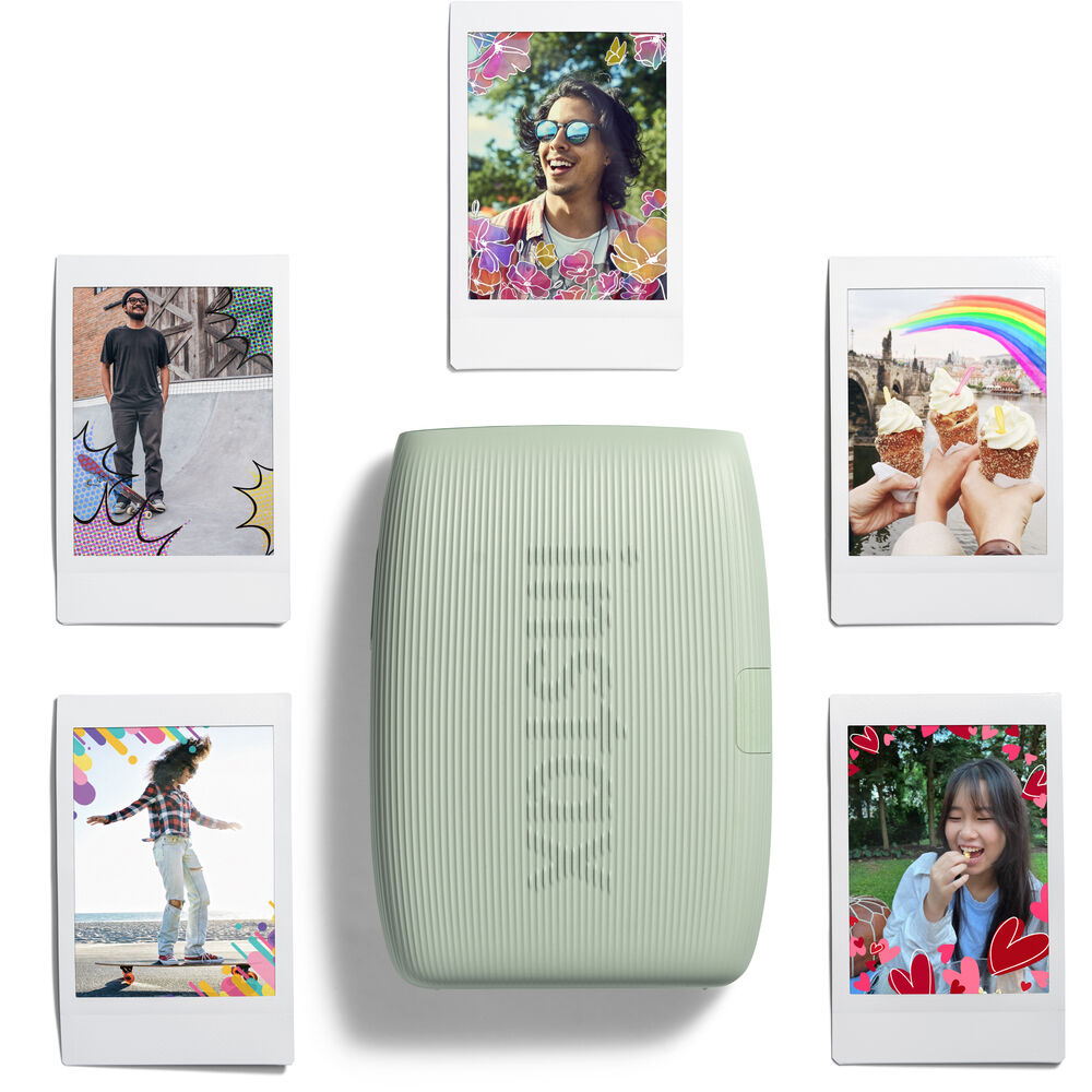 FUJIFILM INSTAX MINI LINK 3 Smartphone Printer Sage Green + 20 Instant Film