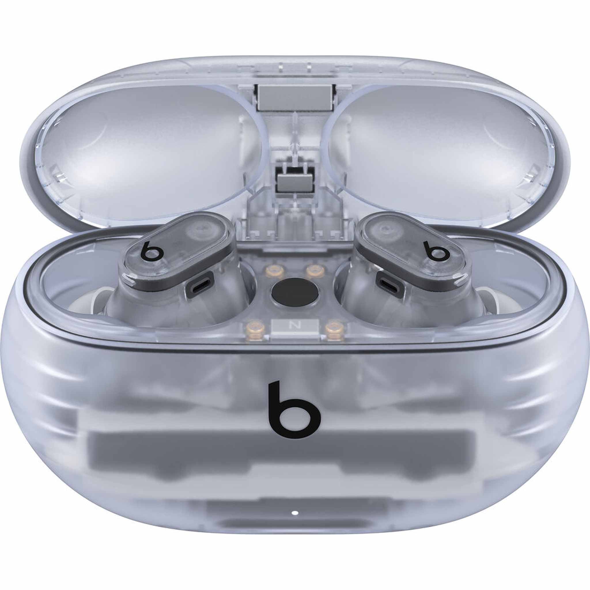 Beats by Dr. Dre Studio Buds+ Noise Canceling True Wireless In-Ear Headphones Transparent Bundle with Accessories