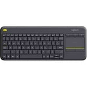 Logitech K400 Plus Wireless Touch TV Keyboard with Easy Media Control and Built-In Touchpad