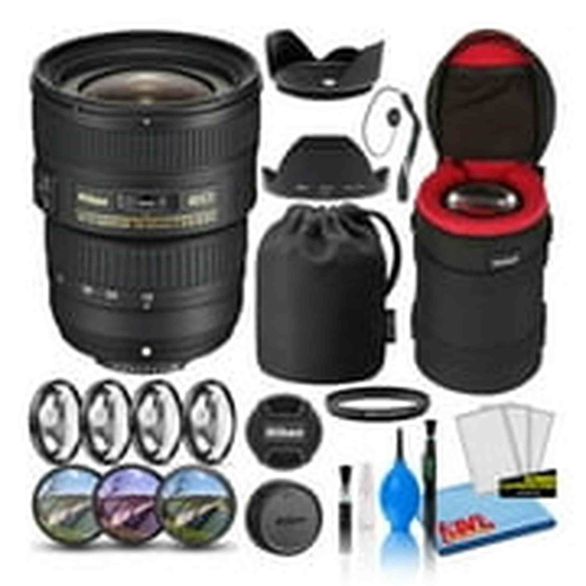 Nikon AF-S 18-35mm f/3.5-4.5G ED Zoom Lens 2207 Intl Model Bundle