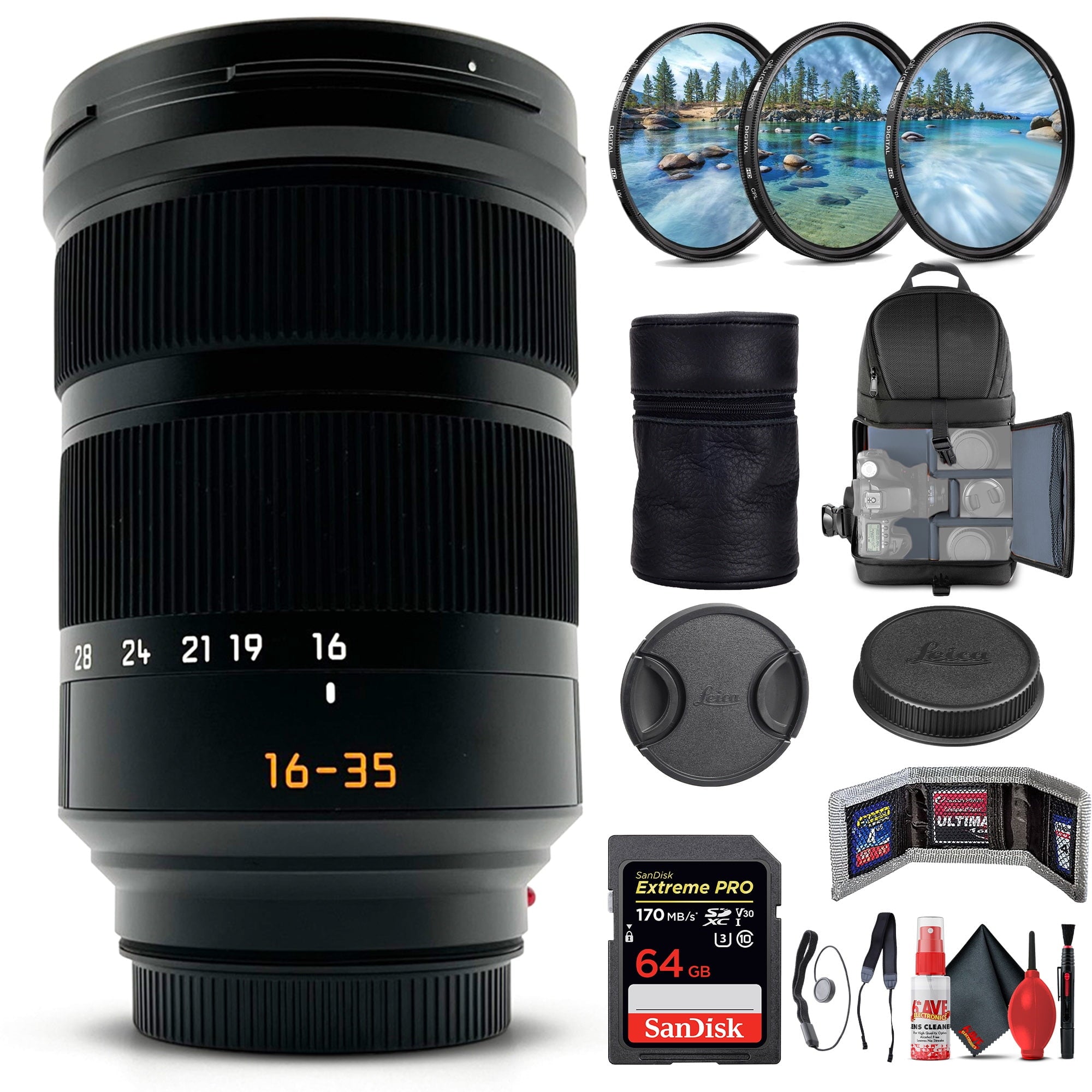 Leica Super-Vario-Elmar-SL 16-35mm f/3.5-4.5 ASPH + 6Ave Accessory Kit