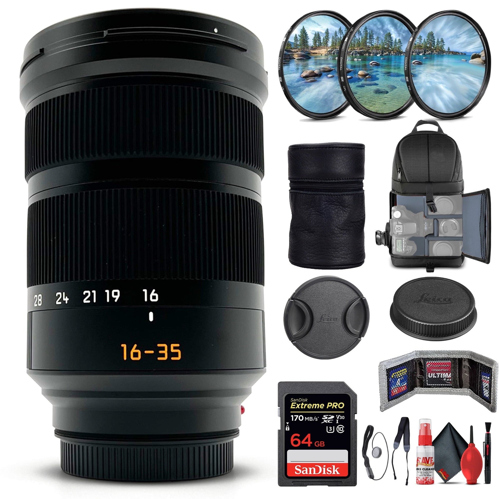 Leica Super-Vario-Elmar-SL 16-35mm f/3.5-4.5 ASPH + 6Ave Accessory Kit Leica
