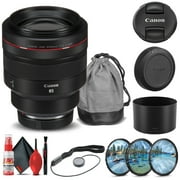 Canon RF 85mm f/1.2L USM Lens (3447C002) + Filter Kit + Cap Keeper Base Bundle