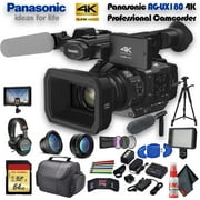 Panasonic AG-UX180 4K Professional Camcorder AG-UX180PJ8 With Advanced Plus Bundle