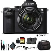 Sony Alpha a7 II Mirrorless Camera with FE 28-70mm f/3.5-5.6 OSS Lens ILCE7M2K/B With Soft Bag, Additional Battery, 64GB Memory Card, Card Reader , Plus Essential Accessories