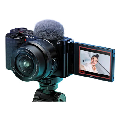 Sony Alpha ZV-E10 - APS-C Interchangeable Lens Mirrorless Vlog Camera Kit - Black