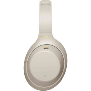 Sony WH-1000XM4 Wireless Industry Leading Noise Canceling Overhead Headphones with Mic for Phone-Call and Alexa Voice Control, Silver Sony