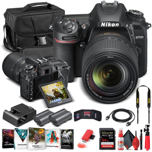 Nikon D7500 DSLR Camera W/ 18-140mm Lens 1582 - Basic Bundle