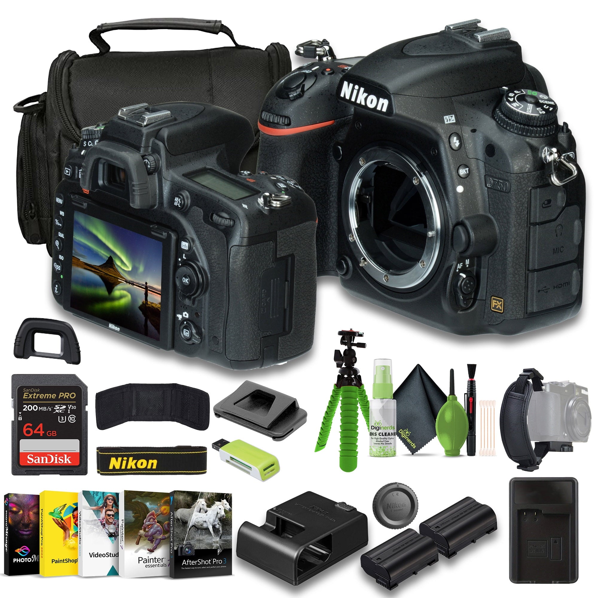 Nikon D750 FX-format Digital SLR Camera 1543 Bundle