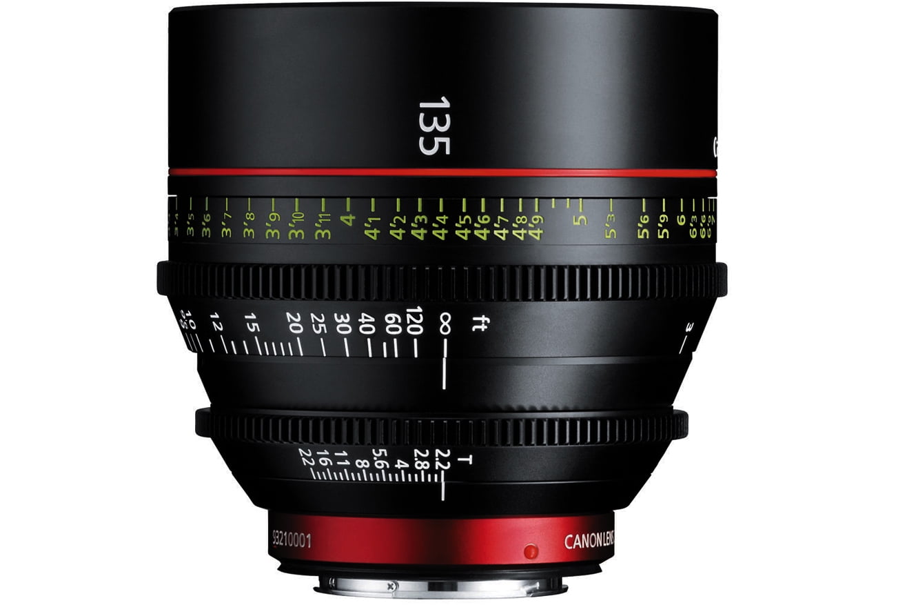 Canon CN-E 135mm T2.2 L F Cinema Prime Lens EF Mount