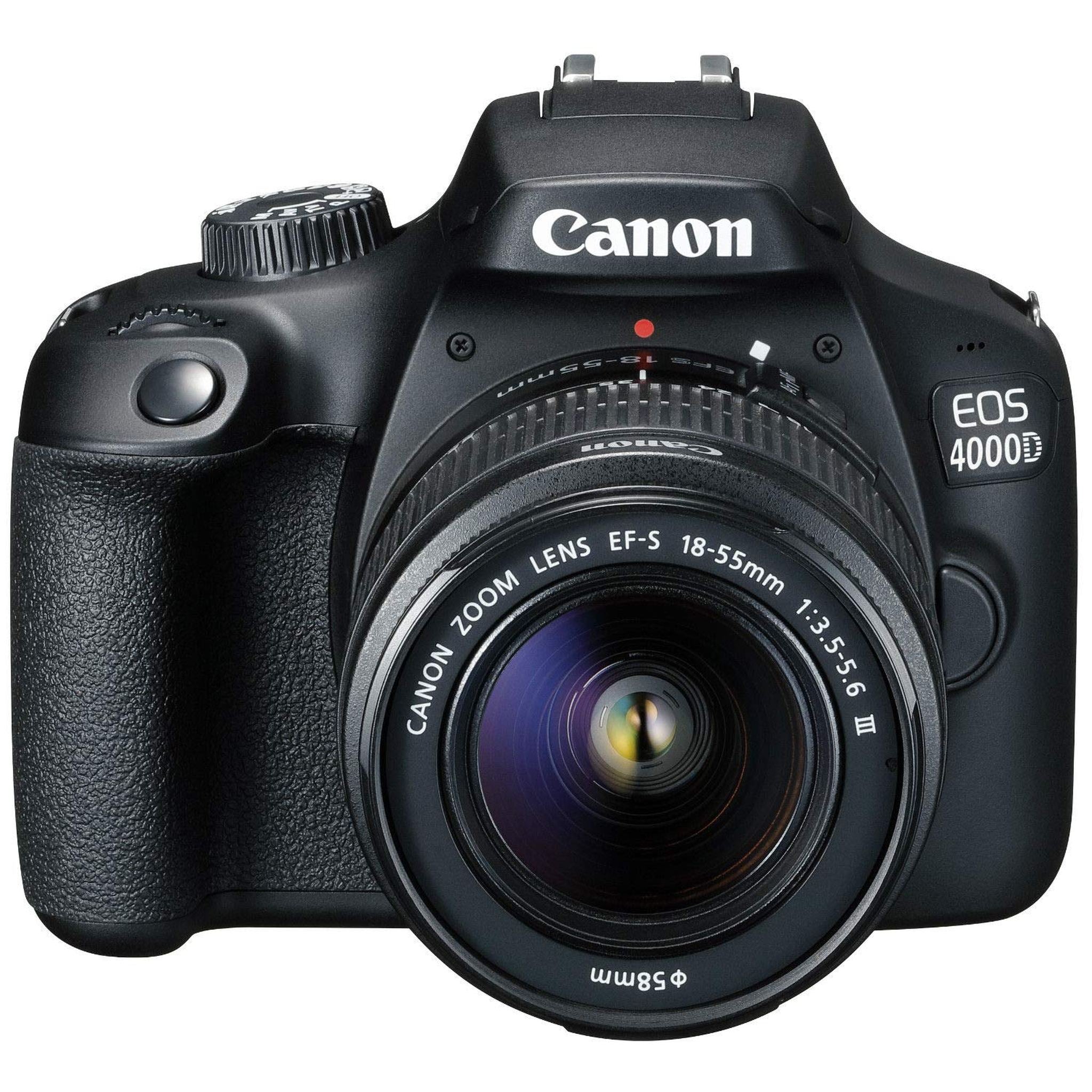 Canon EOS 4000D DSLR Camera EF-S 18-55 mm f/3.5-5.6 III Lens Renewed - Used Canon