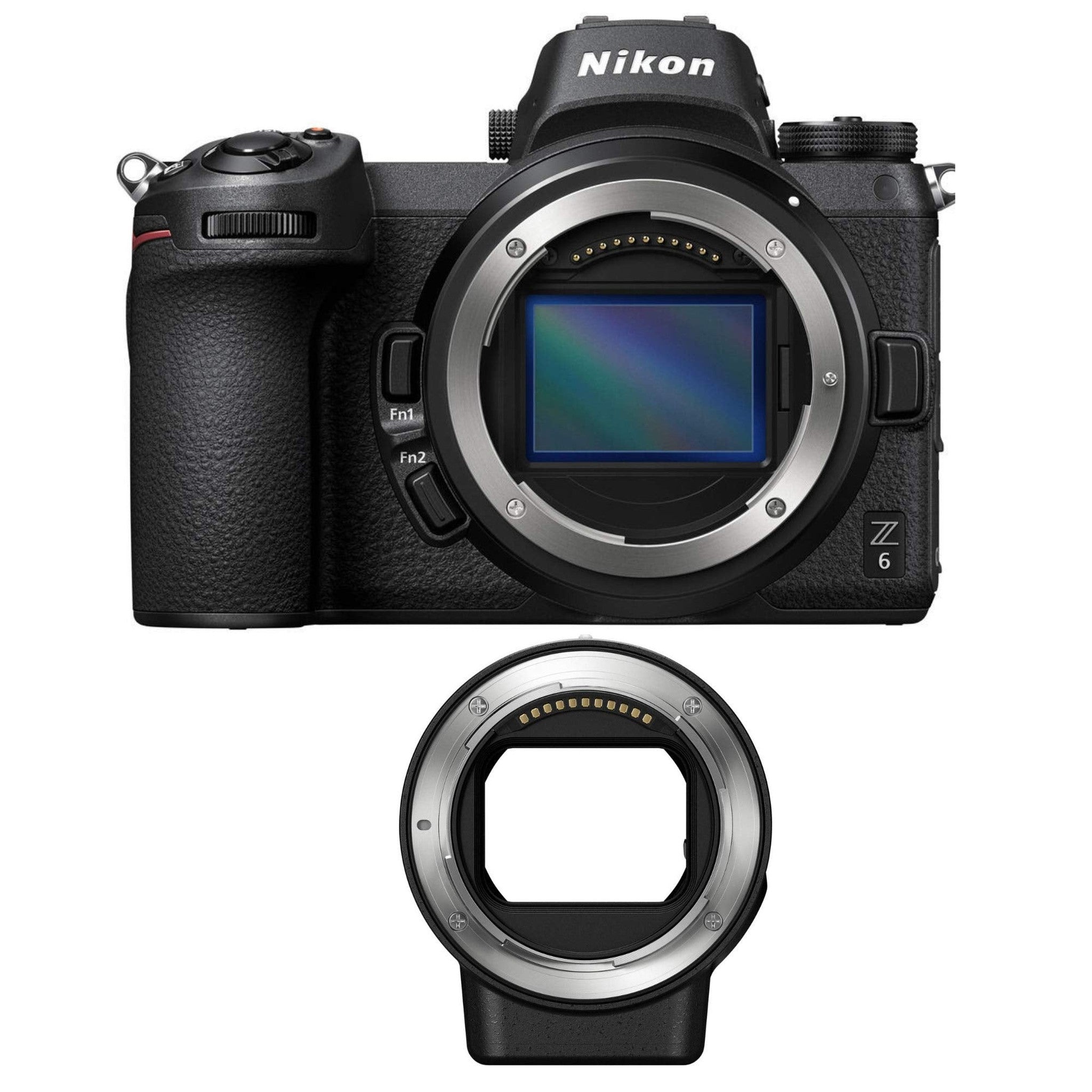Nikon Z6 Mirrorless Digital Camera with Nikon FTZ Mount Adapter Bundle - Used Nikon