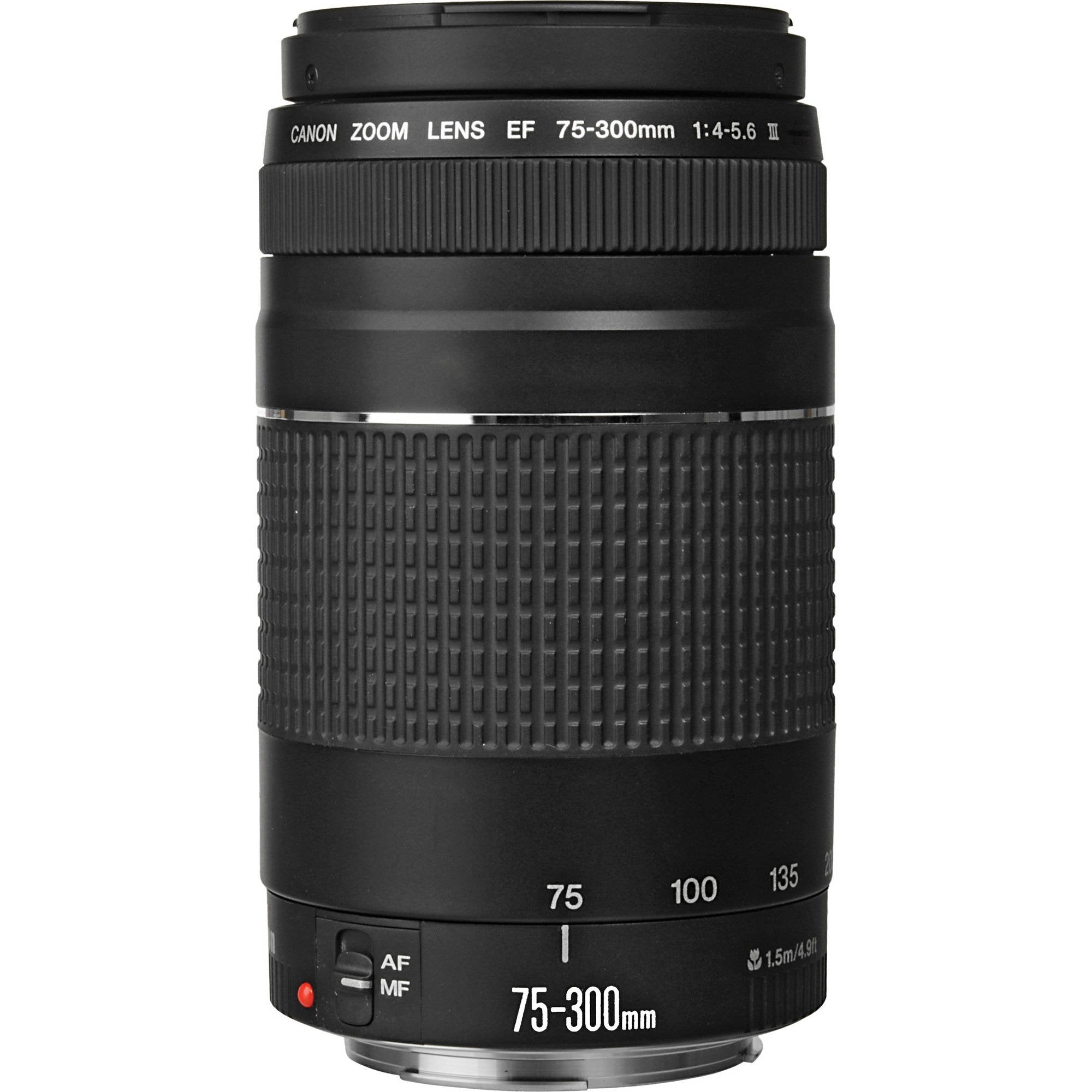 Canon EF 75-300mm f/4-5.6 III Telephoto Zoom Lens 6473A003 + Lens Pen Cleaner + Deluxe Lens Pouch + 58mm 3 Piece Filter