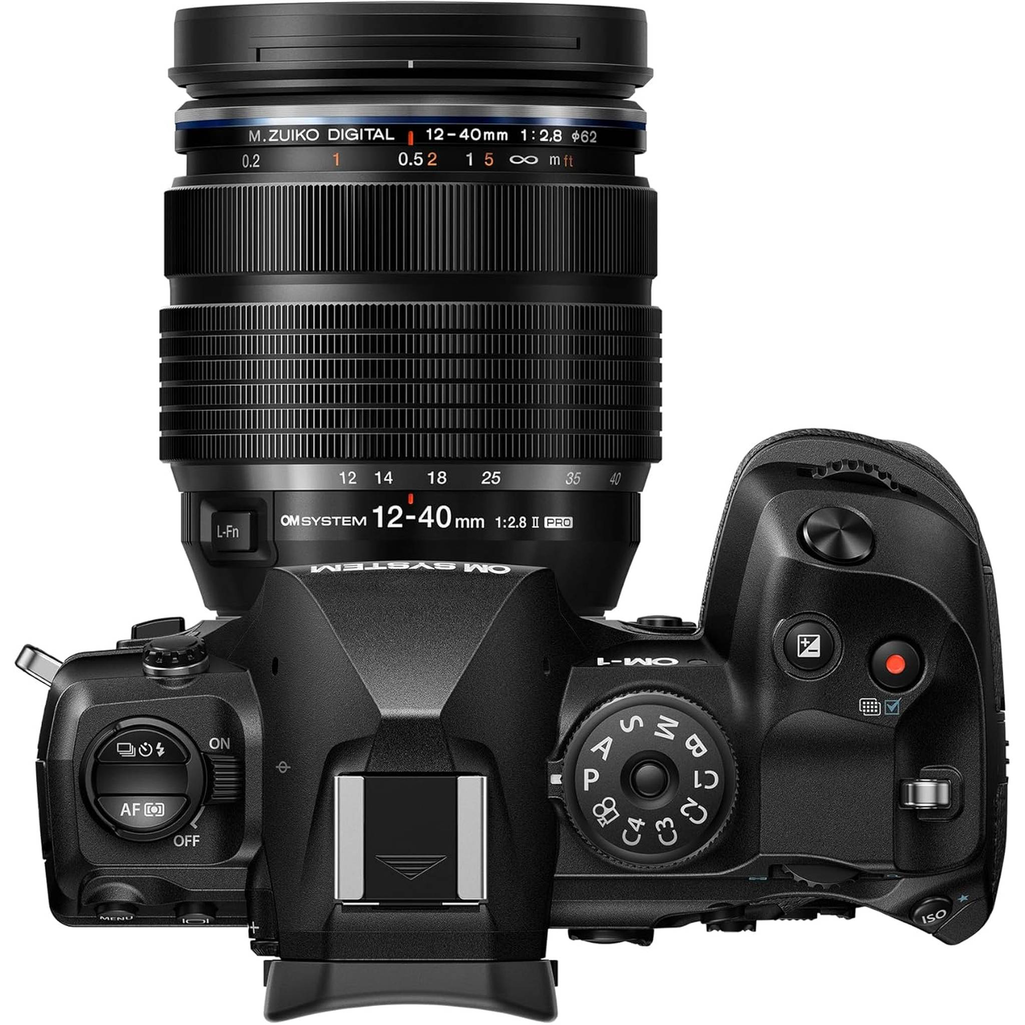 OM SYSTEM OM-1 Mark II Micro Four Thirds System Camera M.Zuiko Digital ED 12-40mm F2.8 PRO II Lens kit Weather Sealed Design