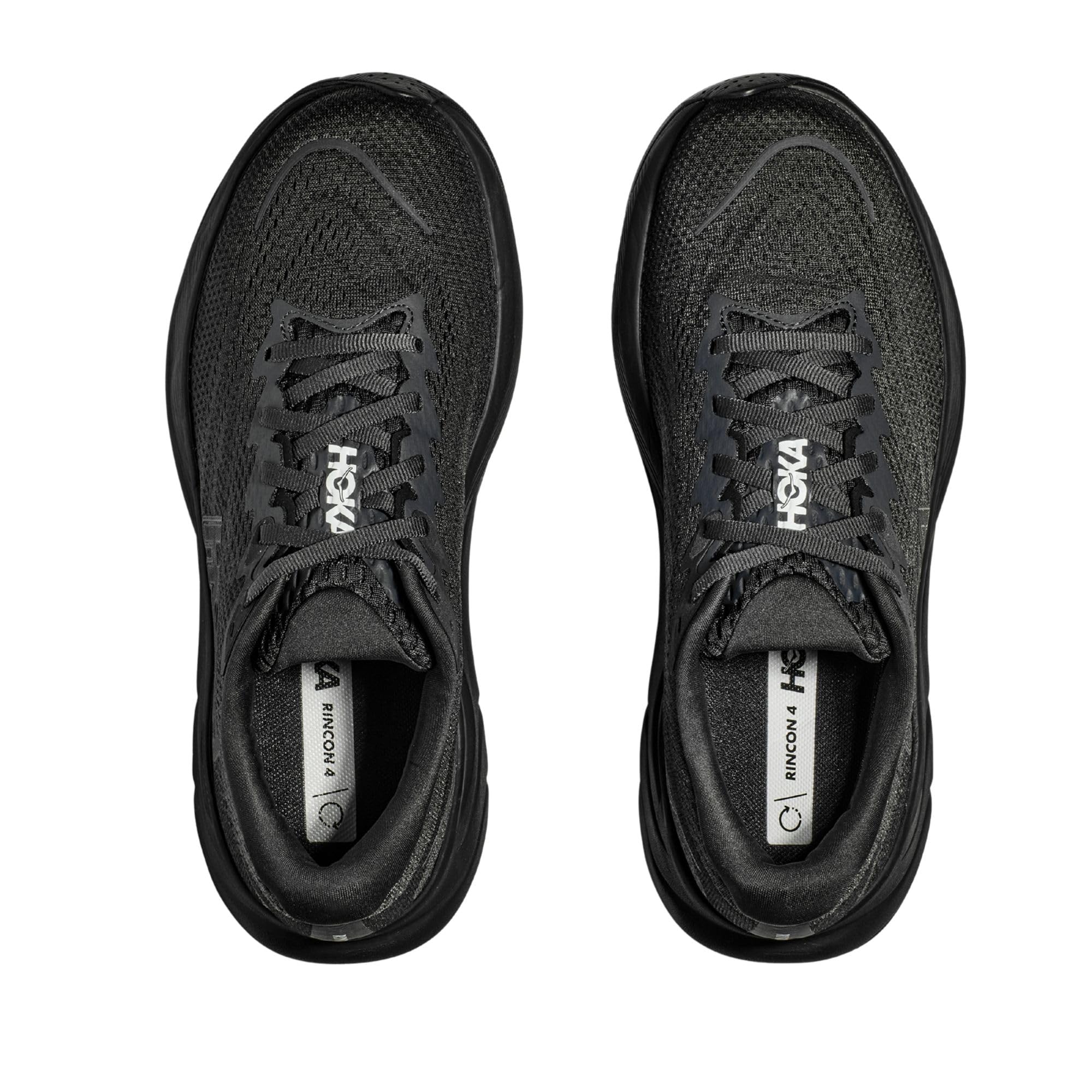 Hoka Men's Rincon 4 Sneaker, Black/Black, 8