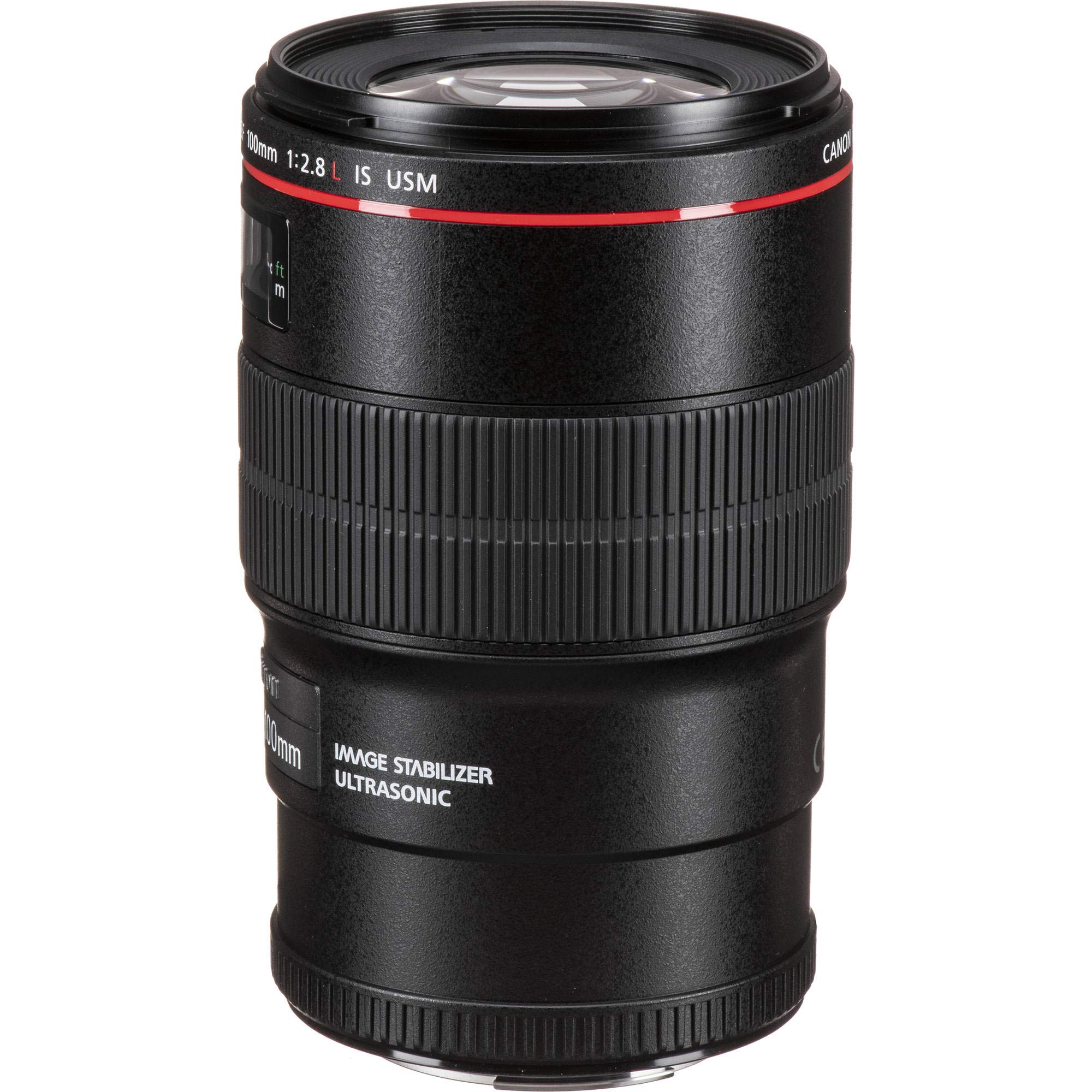Canon EF 100mm f/2.8L Macro IS USM Lens With Lens Case AND Cleaning Kit