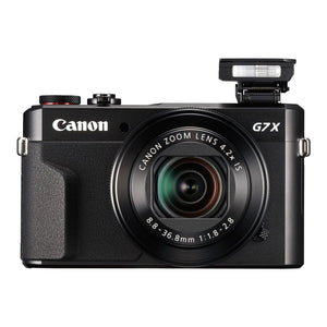 Canon PowerShot G7 X Mark II Digital Camera w/ 1 Inch Sensor and tilt LCD screen - Wi-Fi & NFC Enabled Black Renewed - Reconditioned Canon
