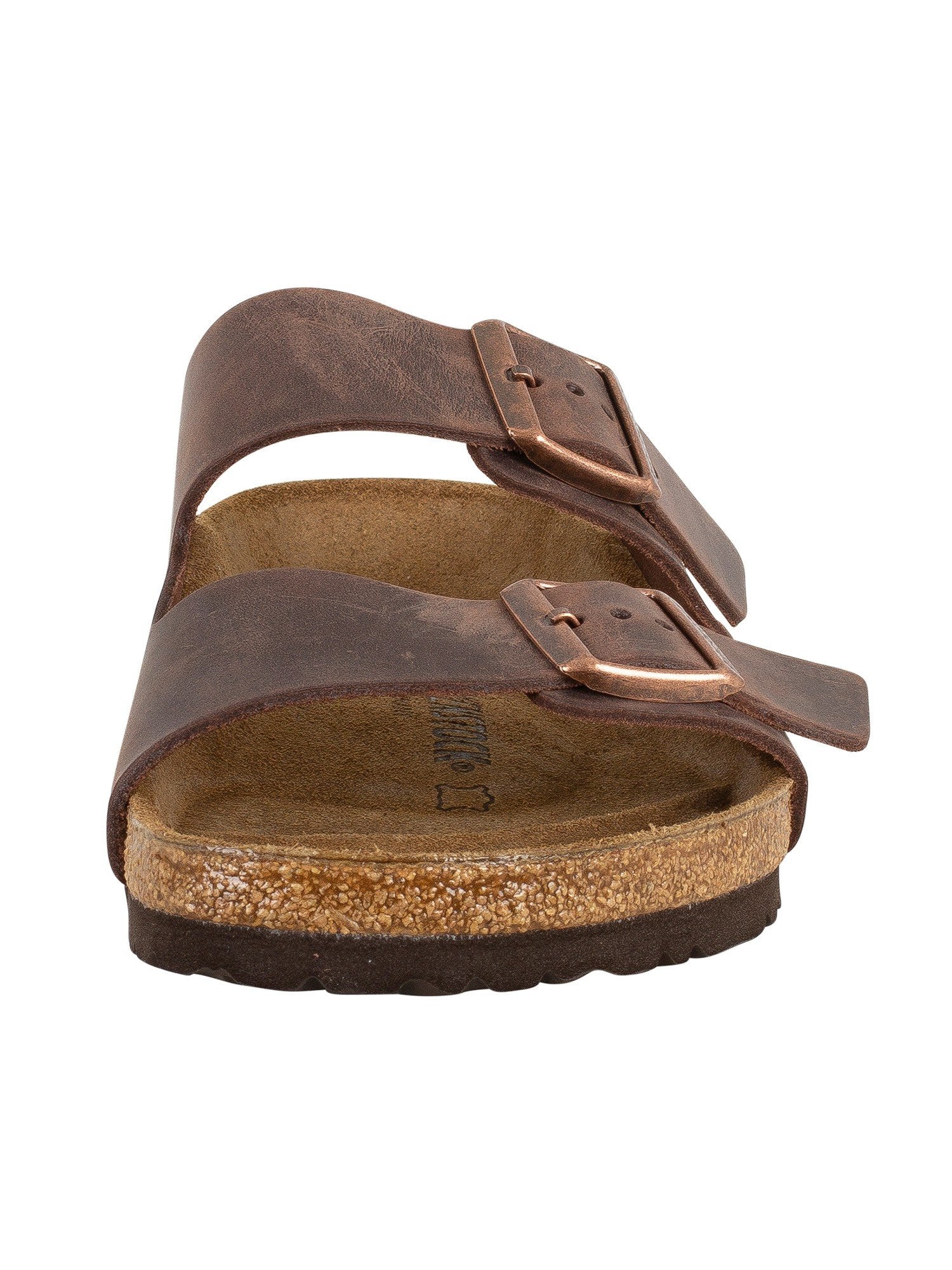 Birkenstock Men's Arizona BS Leather Sandal, Brown, 12 US