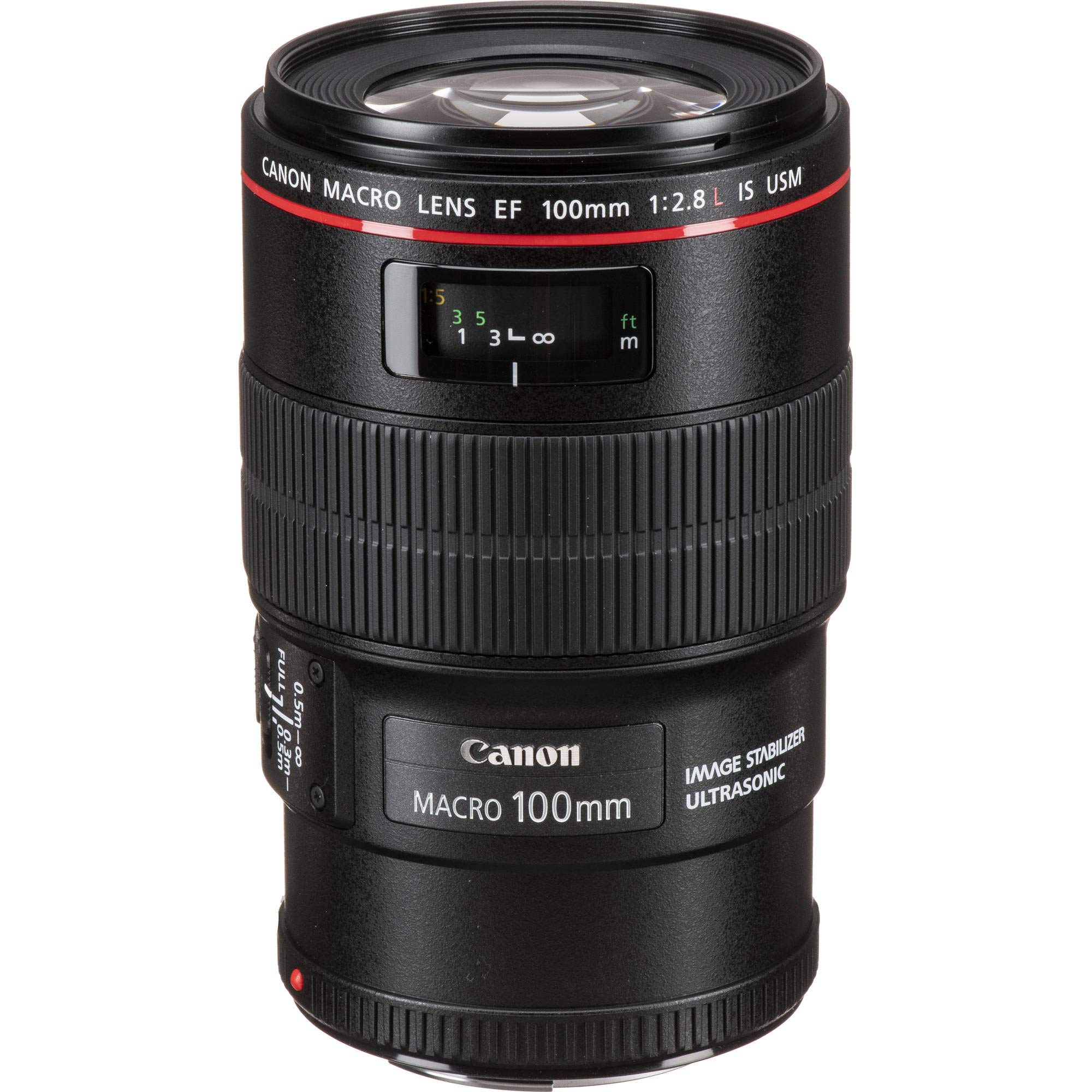 Canon EF 100mm f/2.8L Macro IS USM Lens With Cleaning Kit