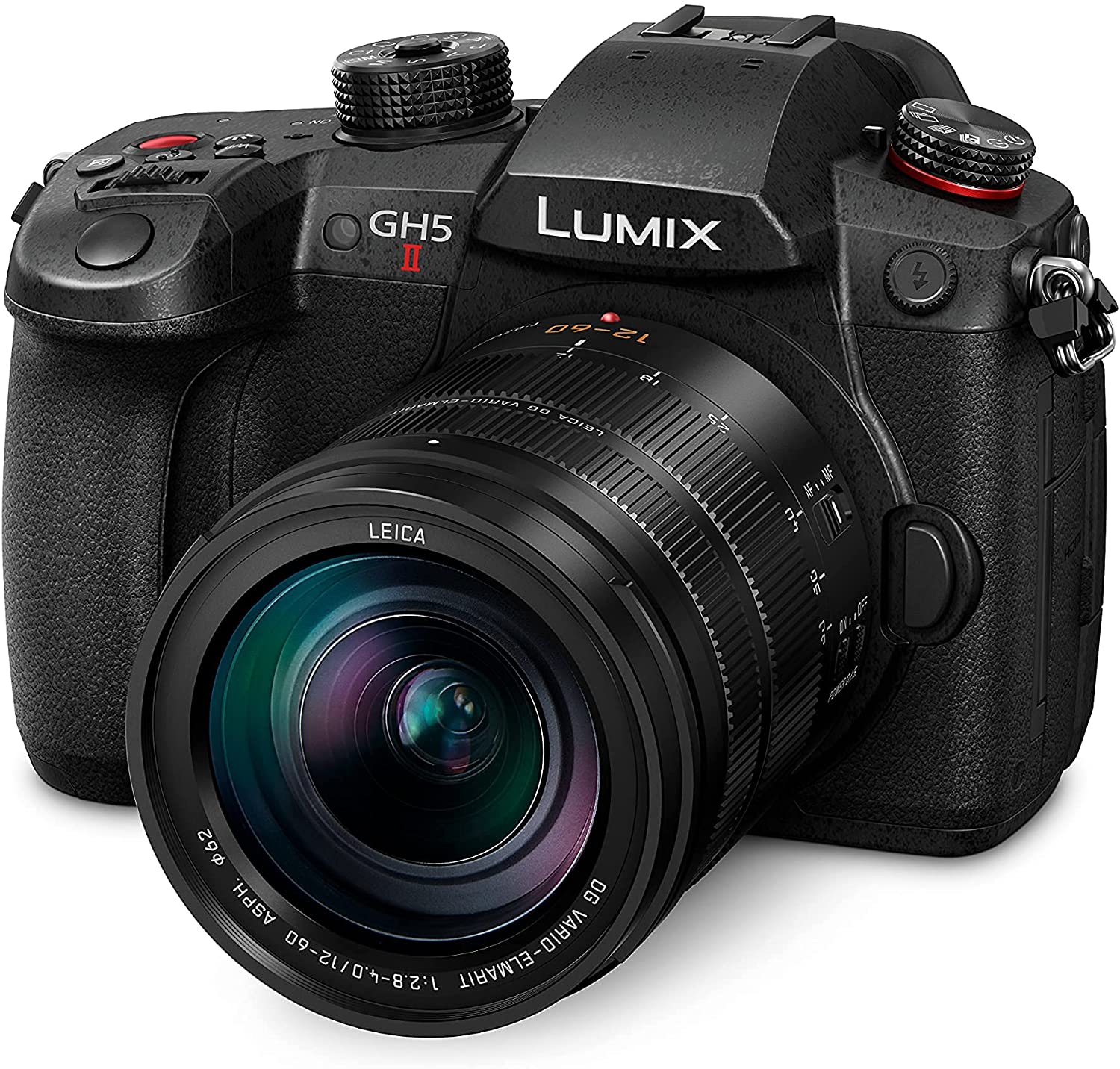 Panasonic LUMIX GH5M2 Mirrorless Digital Camera W/12-60mm F2.8-4.0 Leica Lens DC-GH5M2LK International Model