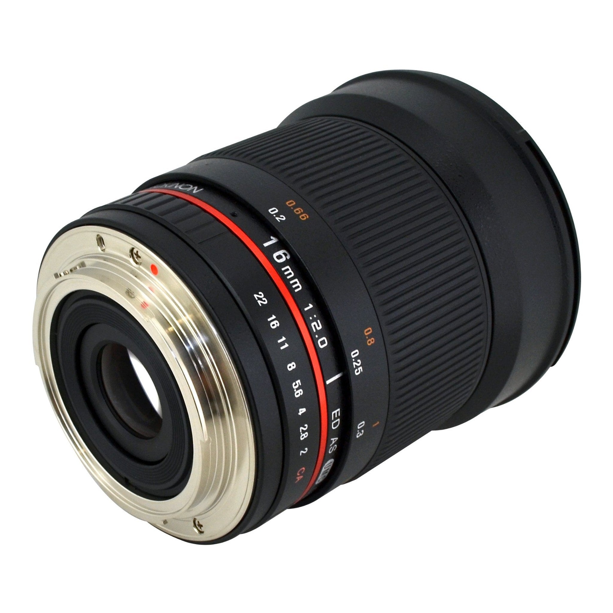 Rokinon 16M-M43 16mm f/2.0 Aspherical Wide Angle Lens for Olympus/Panasonic Micro 4/3 Cameras