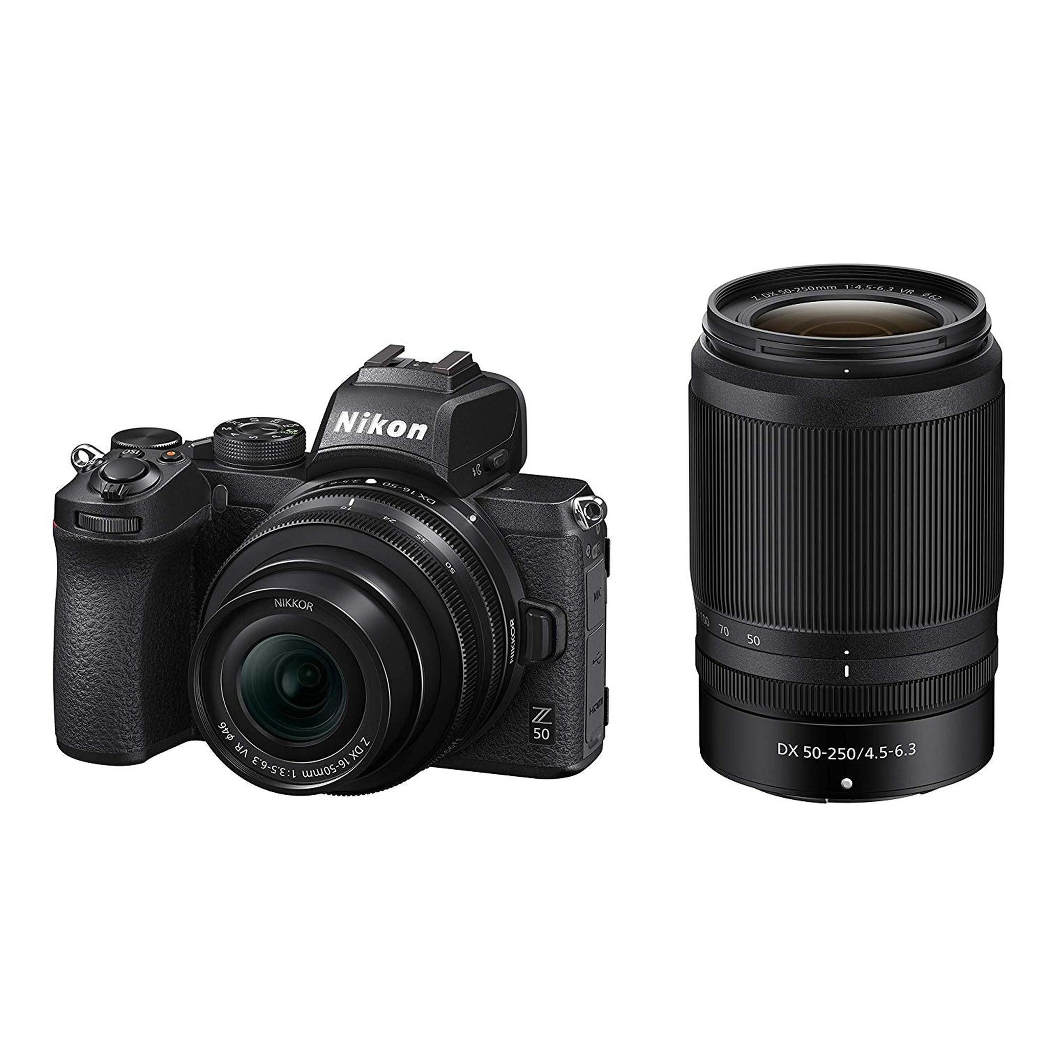 Nikon Z 50 Mirrorless Camera with NIKKOR Z DX 16-50mm & 50-250mm Lens - Reconditioned Nikon