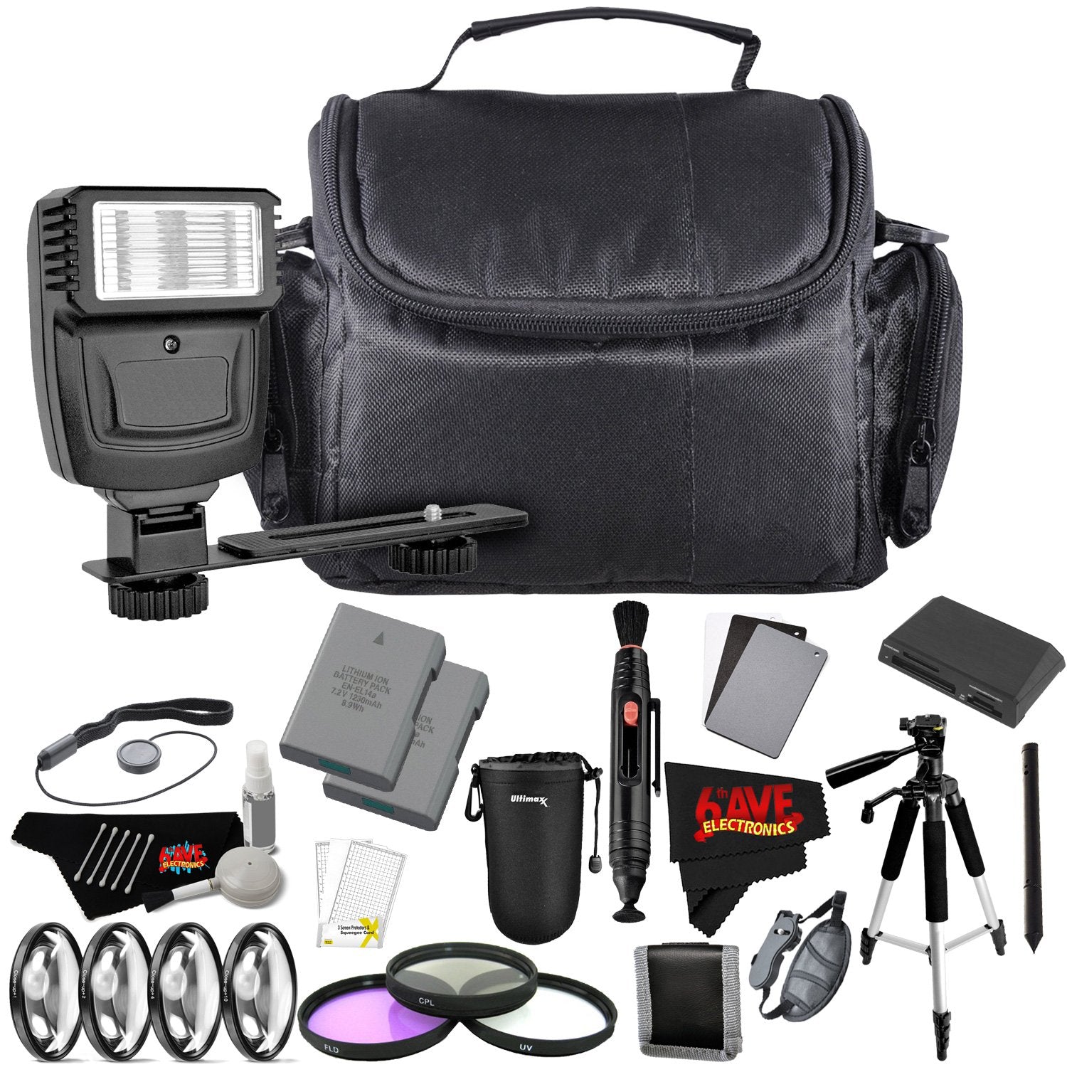 Professional Photo Accessory Bundle for Nikon D5600 DSLR Camera