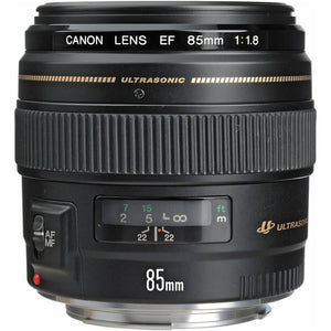 Canon EF 85mm f/1.8 USM Medium Telephoto Lens for Canon SLR Cameras - Fixed Renewed - Reconditioned Canon