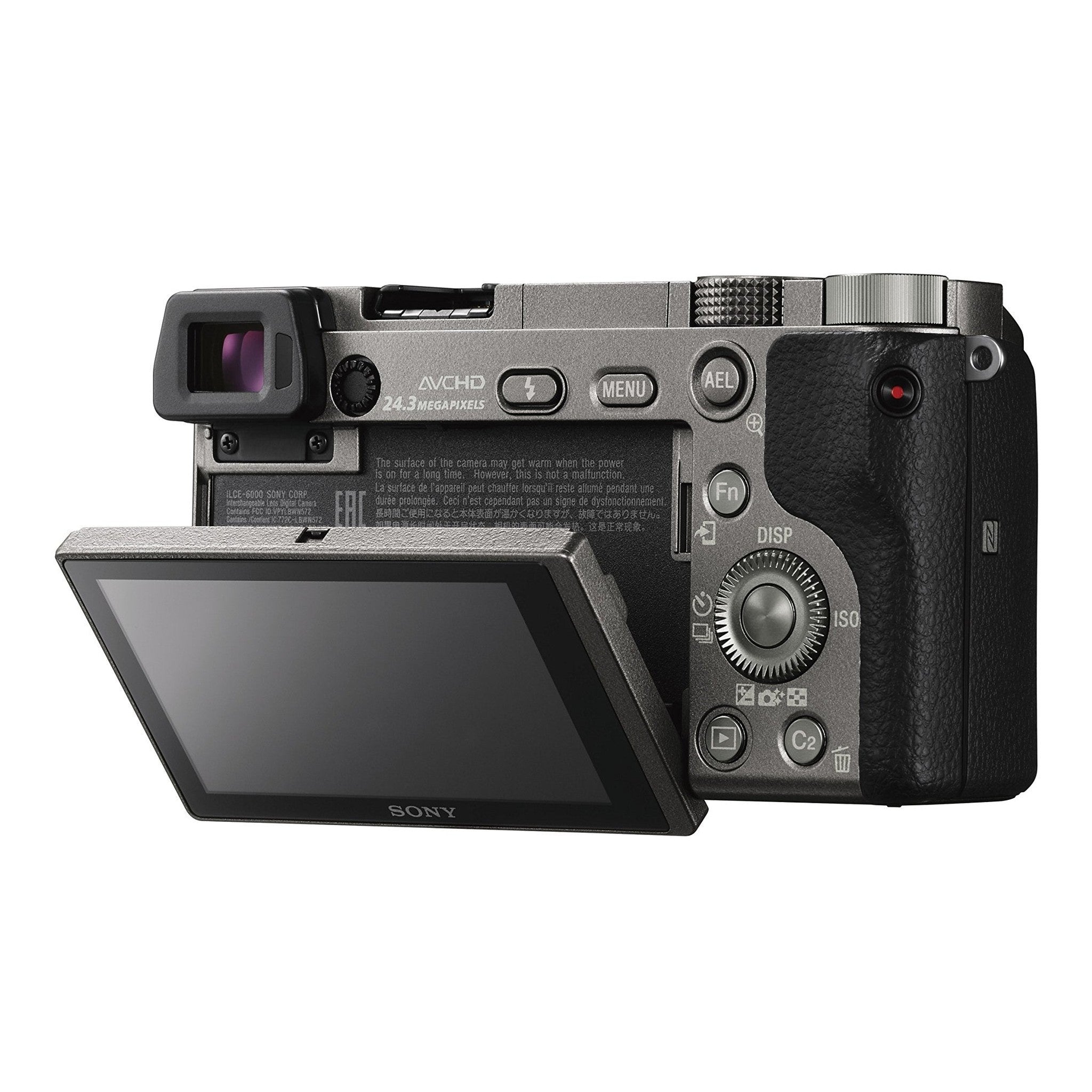 Sony Alpha a6000 Mirrorless Digital Camera with 16-50mm Lens, Graphite ILCE-6000L/H